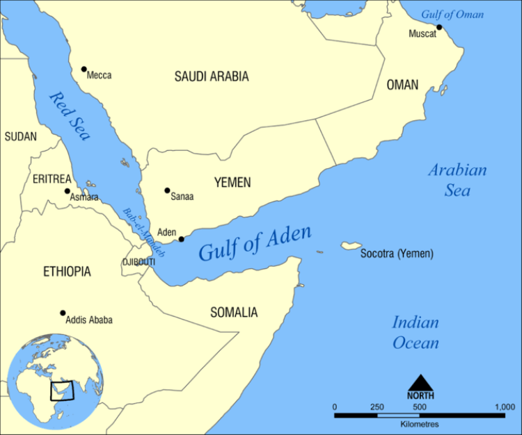 Il Golfo di Aden