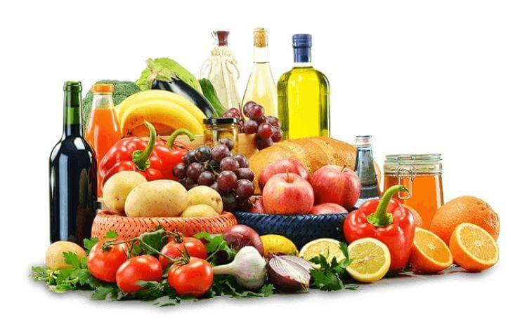 Gli alimenti che compongono la Dieta Mediterranea