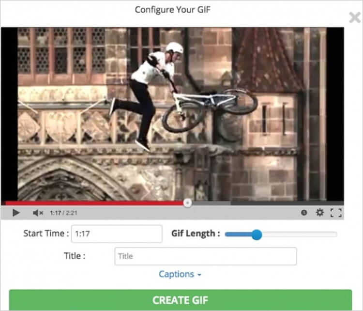 Come fare Gif su Youtube 2