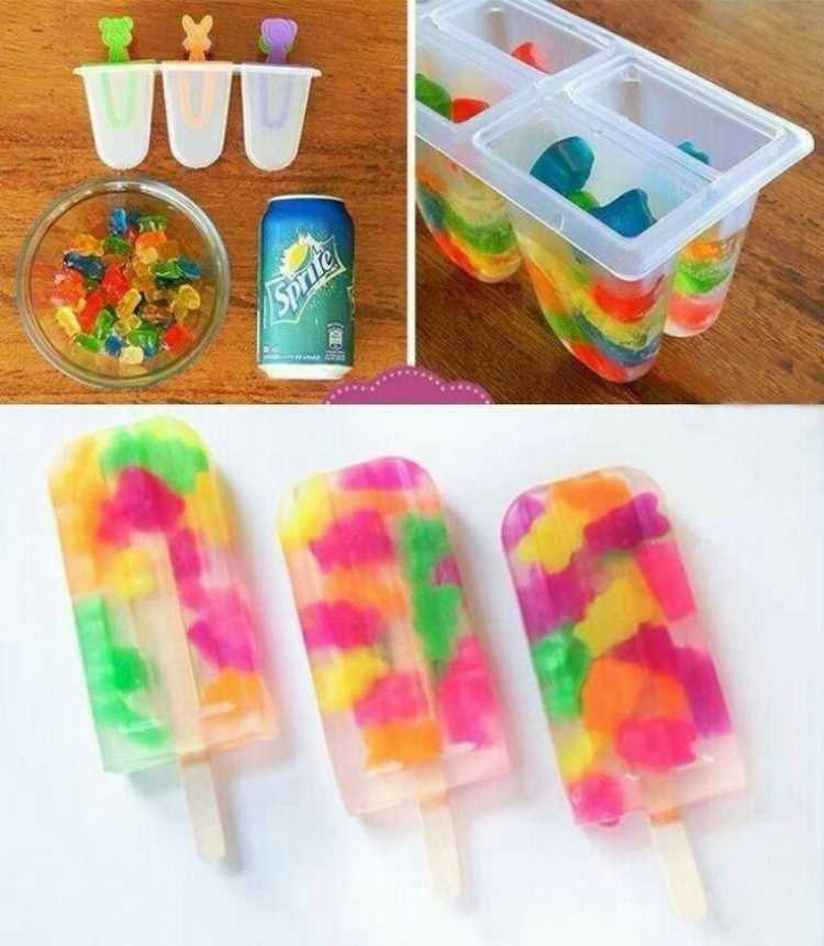 idee per bambini trucchi giovani genitori 17 Gelato con gelatina