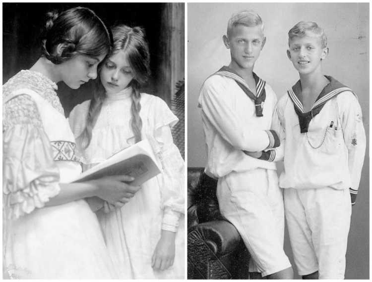 adolescenti adolescenza 19° secolo 100 anni fa 2 Germania