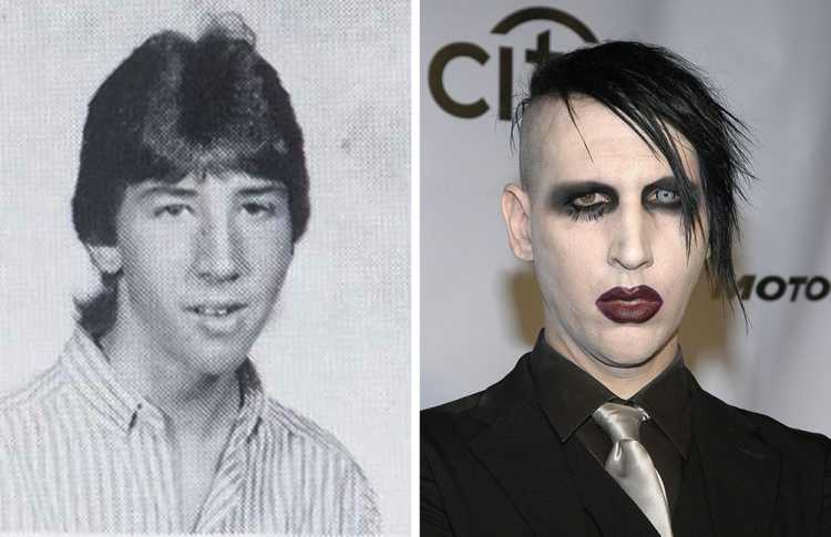1 Marilyn Manson prima e dopo ieri e oggi 1 Marilyn Manson prima e dopo ieri e oggi