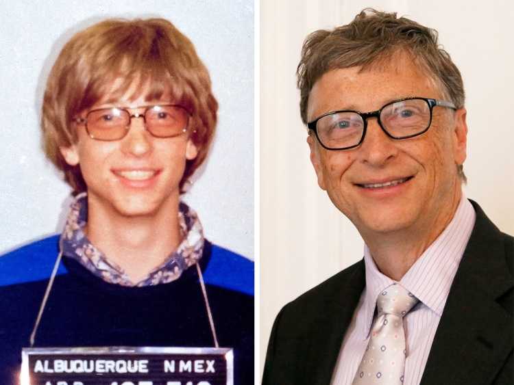 10 Bill Gates prima e dopo ieri e oggi 10 Bill Gates prima e dopo ieri e oggi