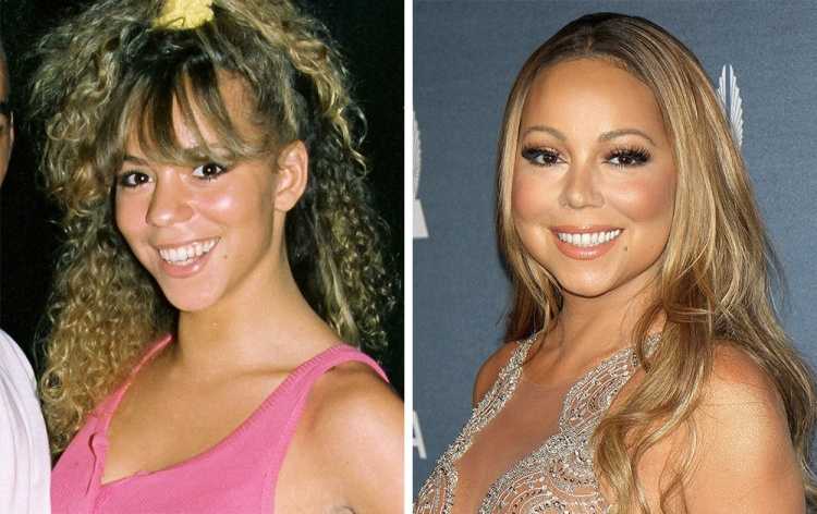 13 Mariah Carey prima e dopo ieri e oggi 13 Mariah Carey prima e dopo ieri e oggi