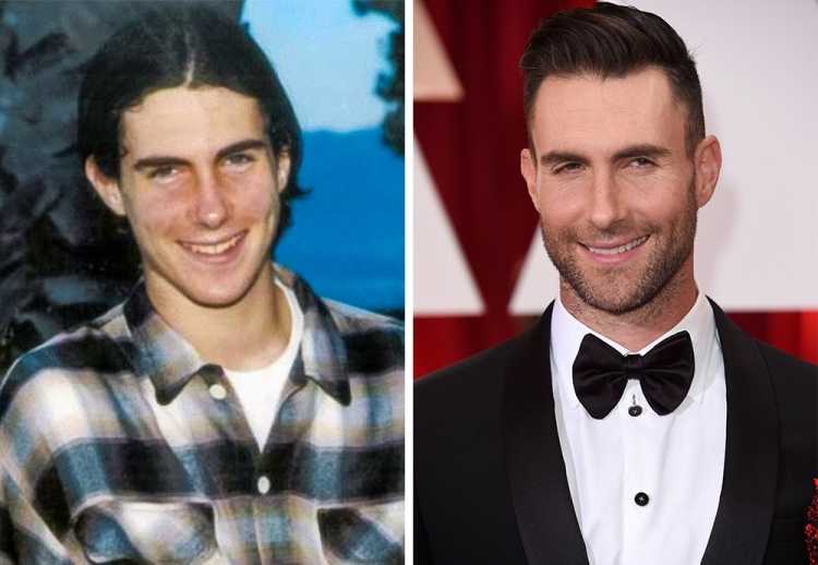 20 Adam Levine prima e dopo ieri e oggi 20 Adam Levine prima e dopo ieri e oggi