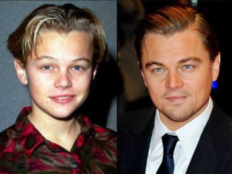 20 Leonardo Di Caprio prima e dopo ieri e oggi 20 Leonardo Di Caprio prima e dopo ieri e oggi