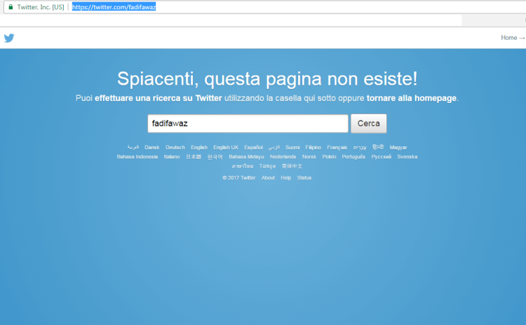 george michael account compagno fadi fawaz cancellato