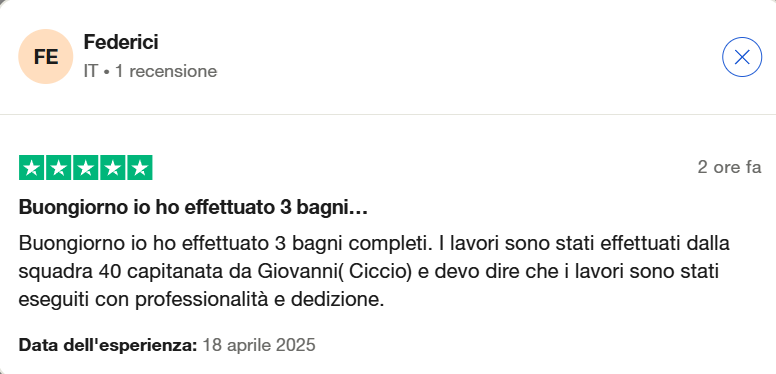Recensioni Verificate Star Italia Spa: Ecco la Voce di Chi Ha Ristrutturato 1 Recensioni Verificate Star Italia Spa: Ecco la Voce di Chi Ha Ristrutturato 1